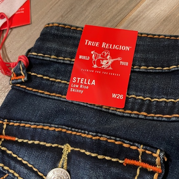 True Religion “Stella” Low Rise Skinny Jeans sz.26 - Picture 5 of 9